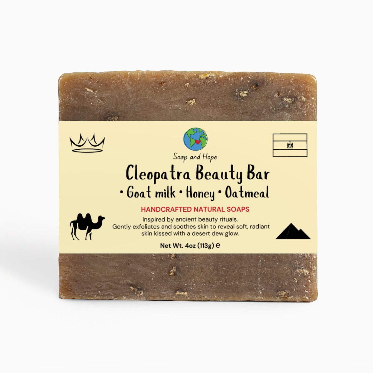 Cleopatra beauty bar - goat milk and honey soap