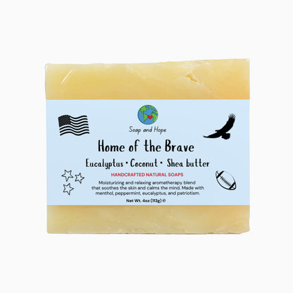 Premium Home of the Brave Essential Oils Wellness Soap