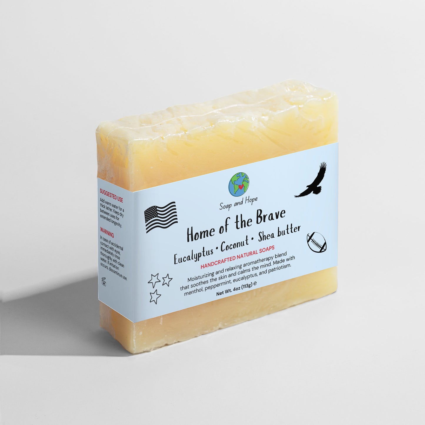 Premium Home of the Brave Essential Oils Wellness Soap