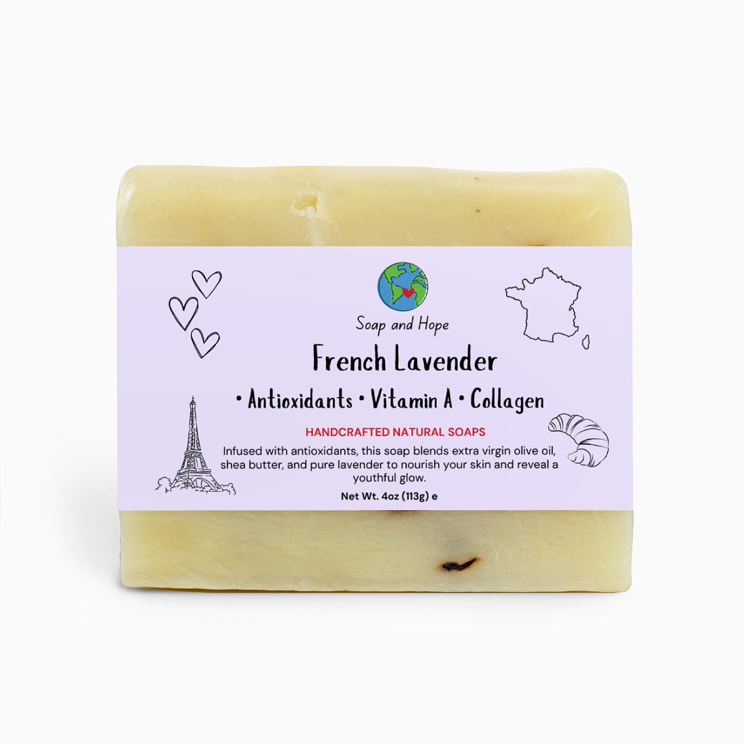 Premium Anti-Aging French Lavender Soap