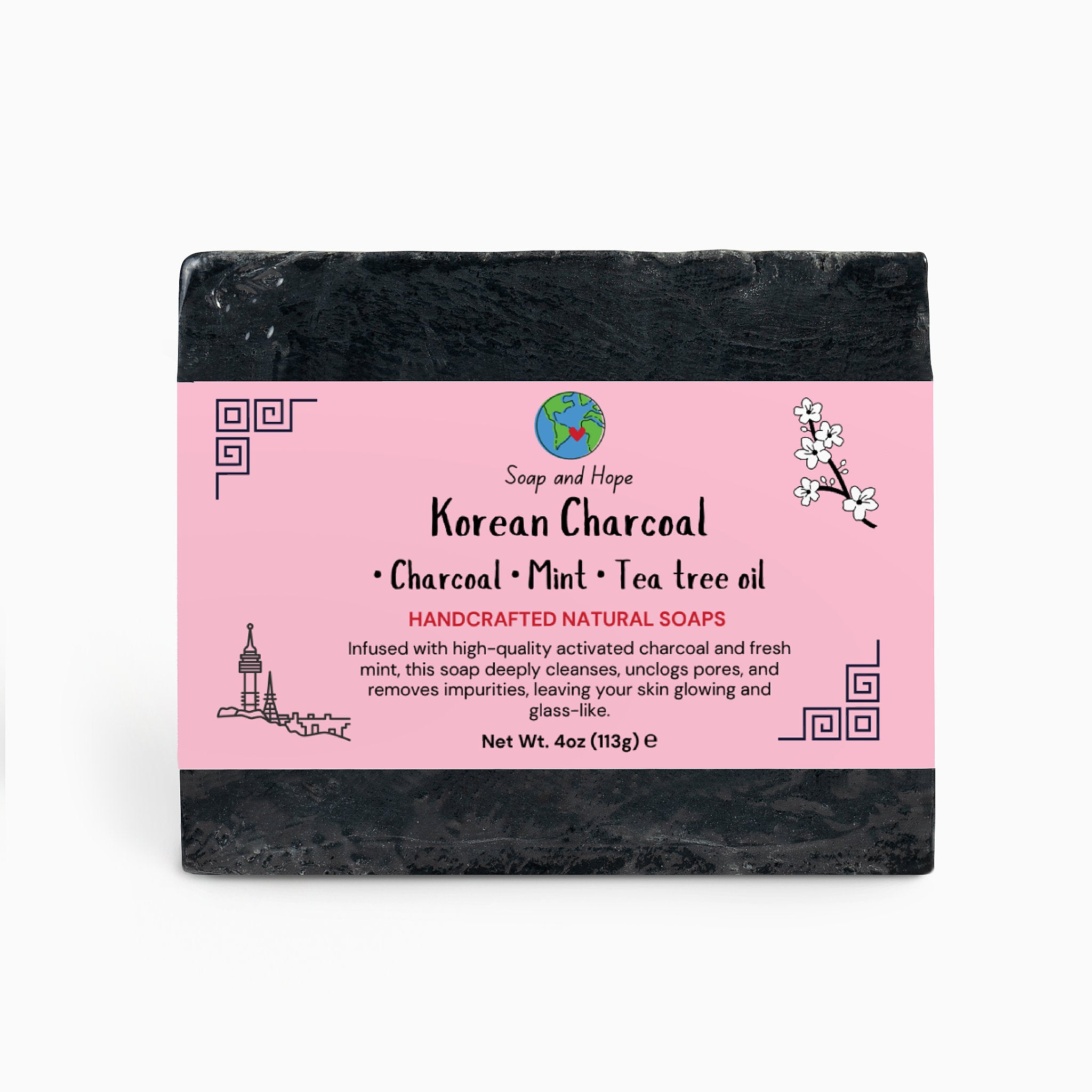 Korean Charcoal Detox Soap for a Glass-Skin Glow