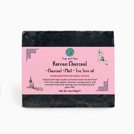 Korean Charcoal Detox Soap for a Glass-Skin Glow