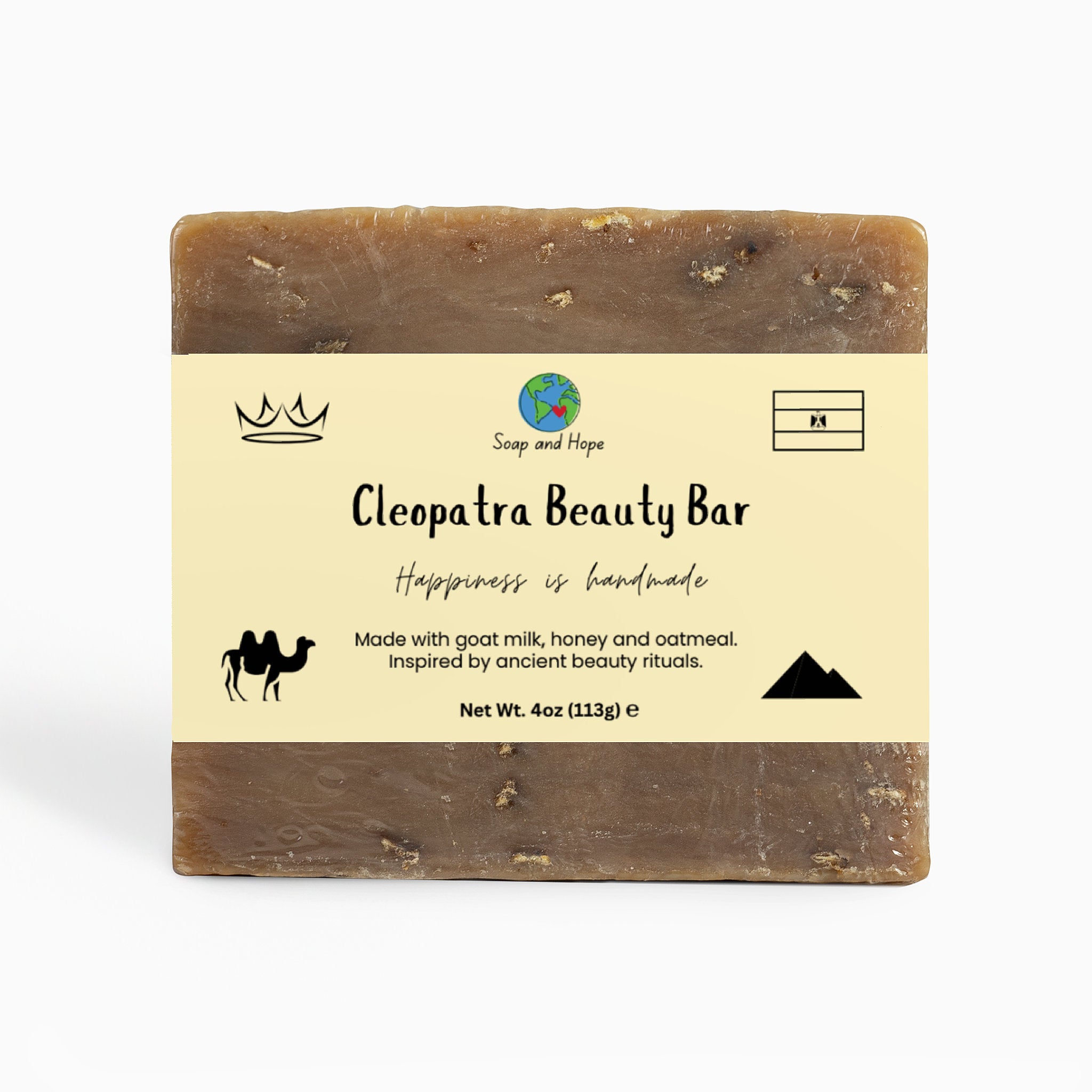Cleopatra Egyptian beauty bar - goat milk and honey soap