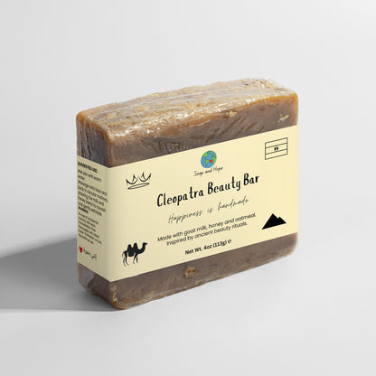 Cleopatra Egyptian beauty bar - goat milk and honey soap