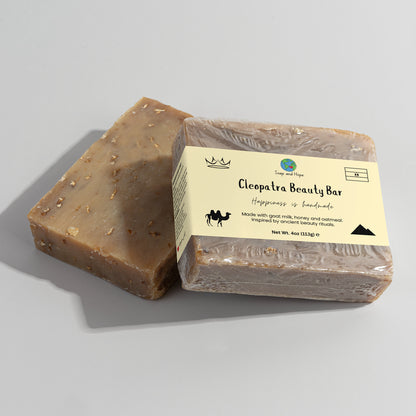 Cleopatra Egyptian beauty bar - goat milk and honey soap