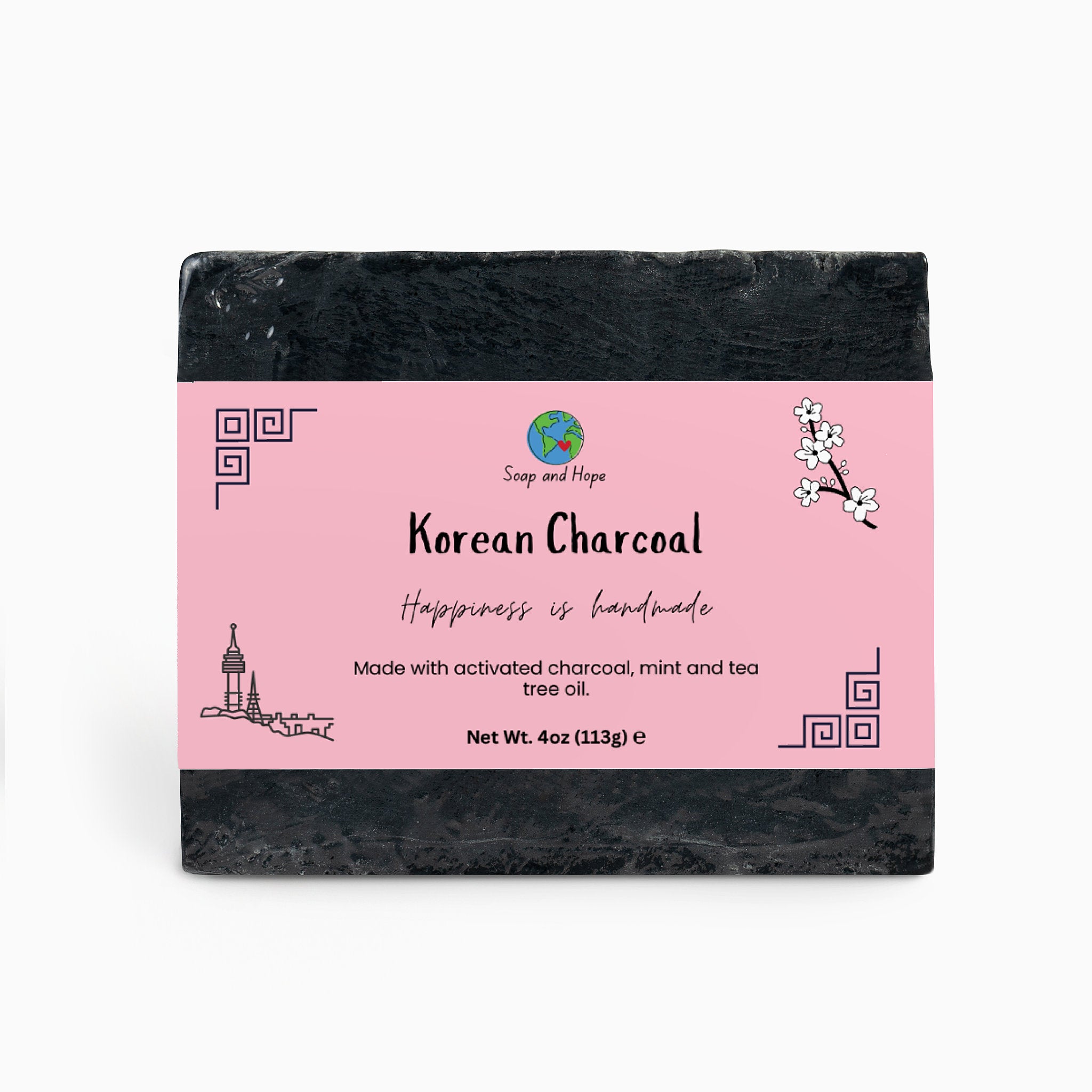 Korean Charcoal Detox Soap for a Glass-Skin Glow