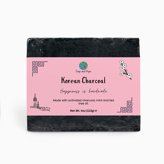 Korean Charcoal Detox Soap for a Glass-Skin Glow