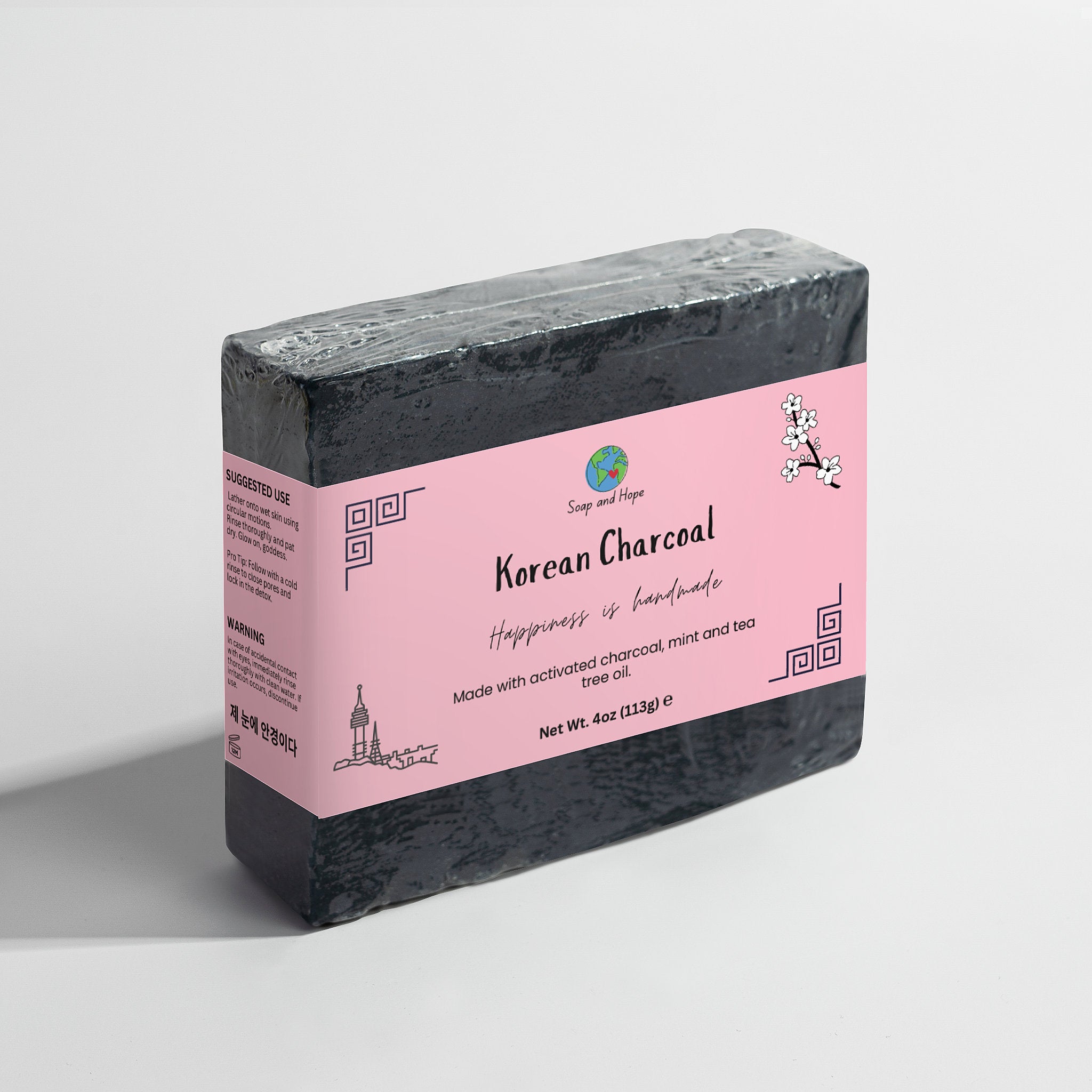 Korean Charcoal Detox Soap for a Glass-Skin Glow